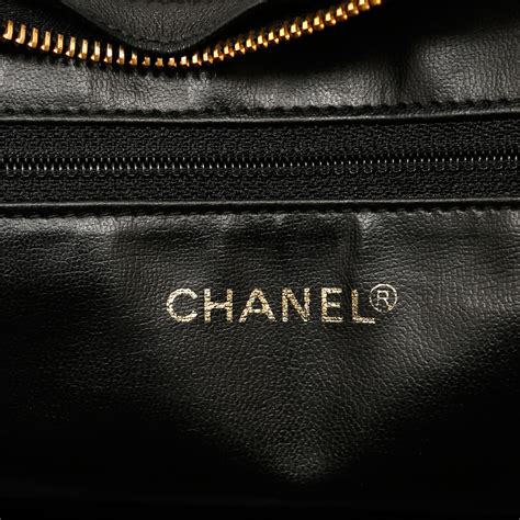 chevron leather chanel